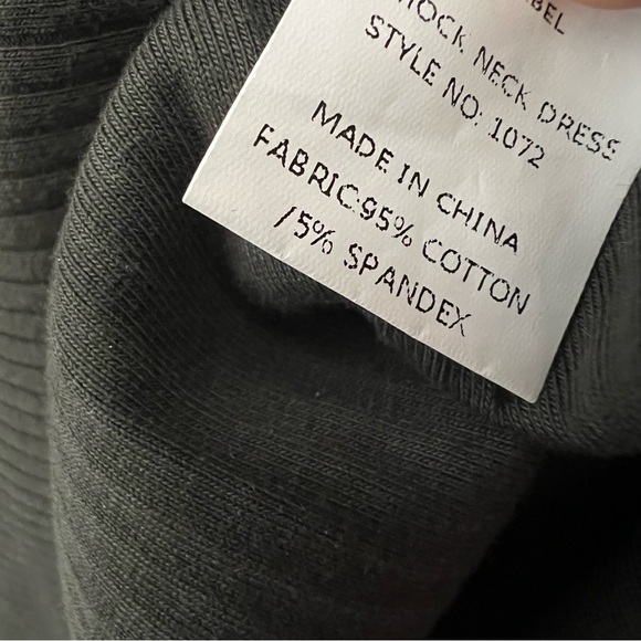 Stitch Fix The Label Mock Neck Long Sleeve Ribbed Dress 2X - Picture 4 of 5